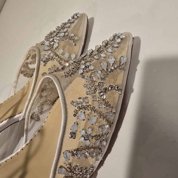 Bella Belle Frances Crystal Embellished Wedding Heels size 9.5 - Picture 8 of 9